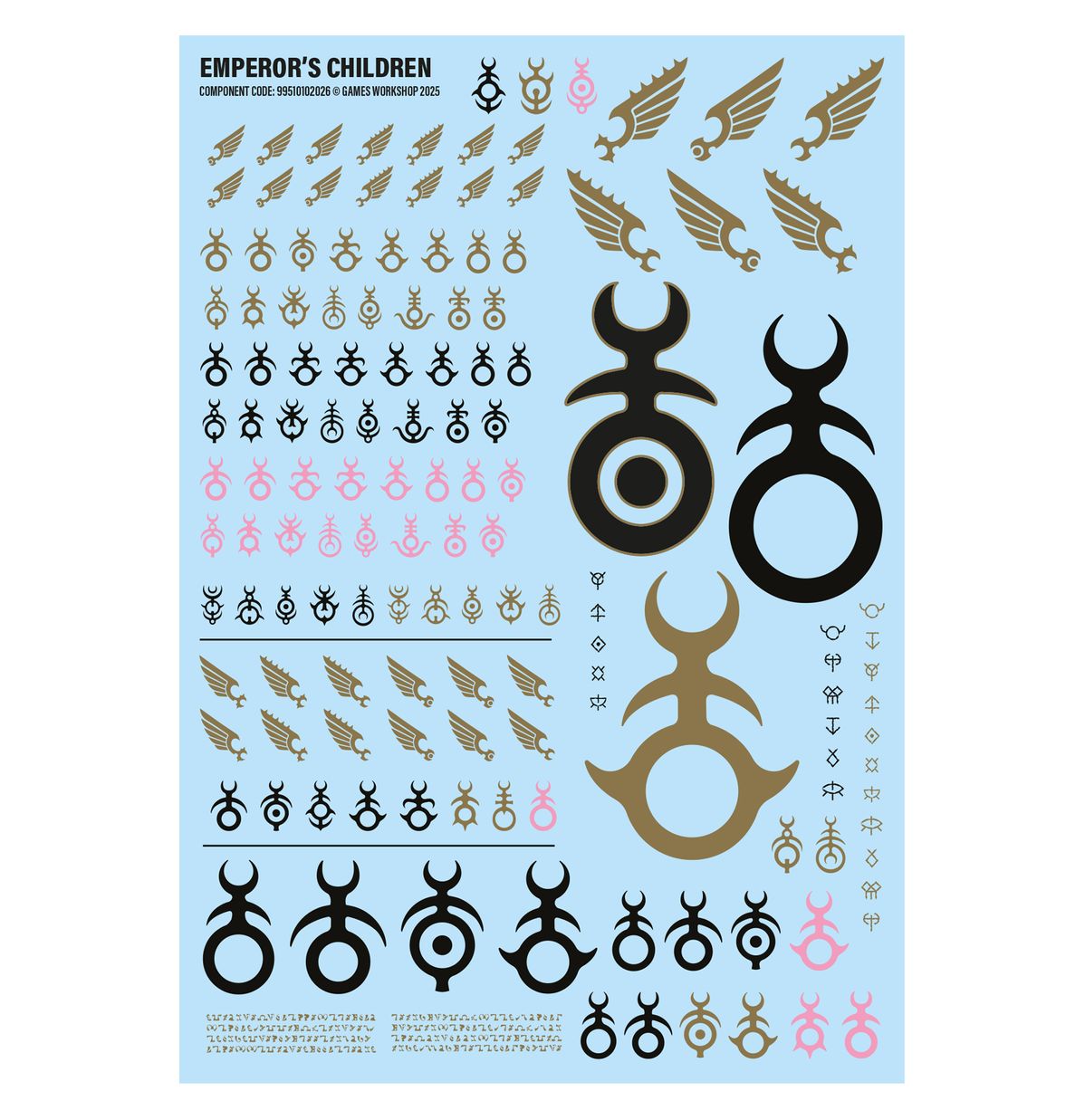 Games Workshop Emperor's Children Flawless Blades Warhammer 40,000 Plastic Miniatures Set