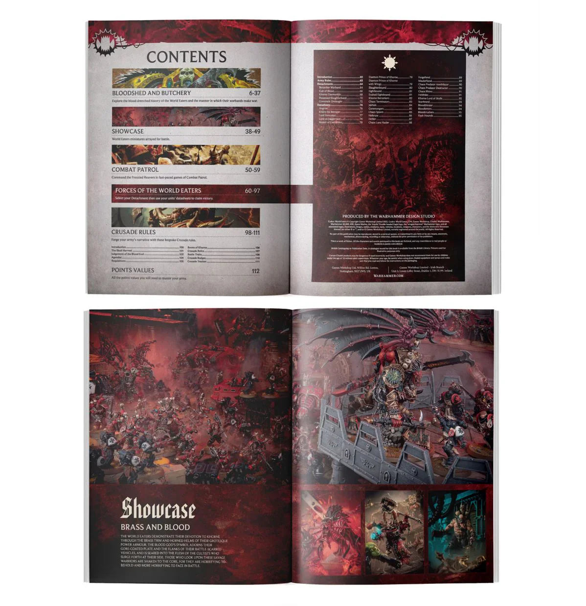 Games Workshop World Eaters Codex and Combat Patrol Starter Bundle Warhammer 40,000
