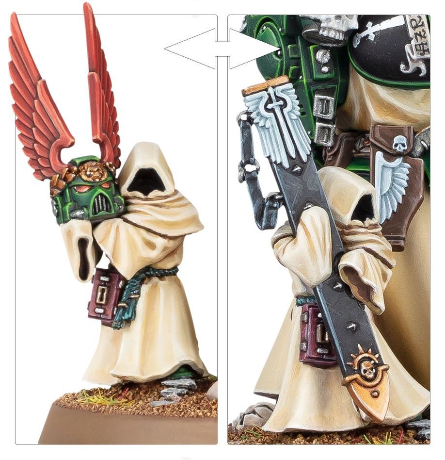 Games Workshop Dark Angels Azrael Supreme Grand Master Chapter Master Warhammer 40,000 Plastic Miniature