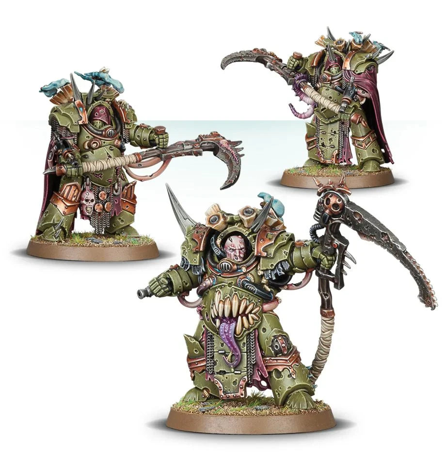 Games Workshop Death Guard Deathshroud Bodyguard Mortarion Guard Nurgle Warhammer 40,000 Plastic Miniatures Set