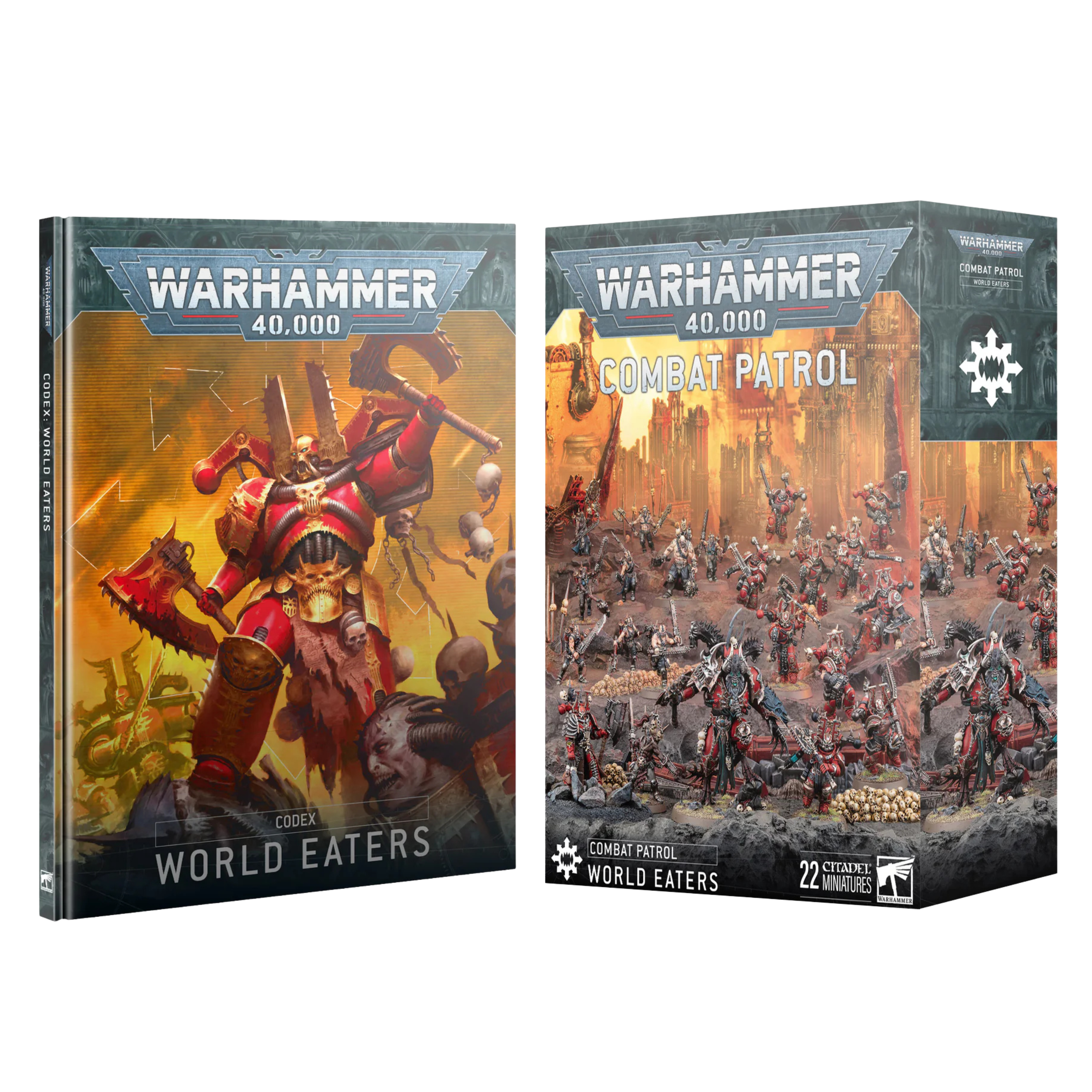 Games Workshop World Eaters Codex and Combat Patrol Starter Bundle Warhammer 40,000