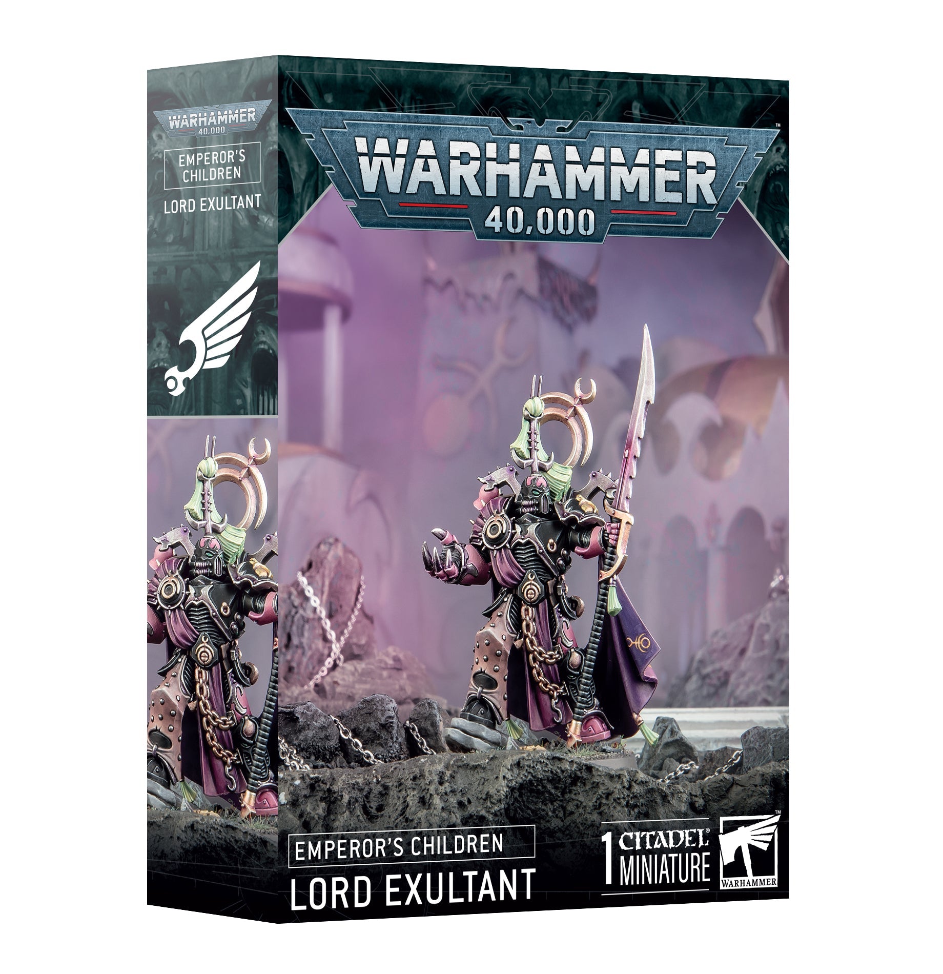 Games Workshop Emperor's Children Lord Exultant Warhammer 40,000 Plastic Miniature