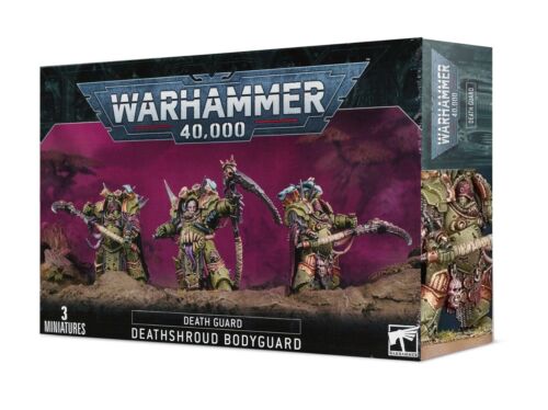 Games Workshop Death Guard Deathshroud Bodyguard Mortarion Guard Nurgle Warhammer 40,000 Plastic Miniatures Set